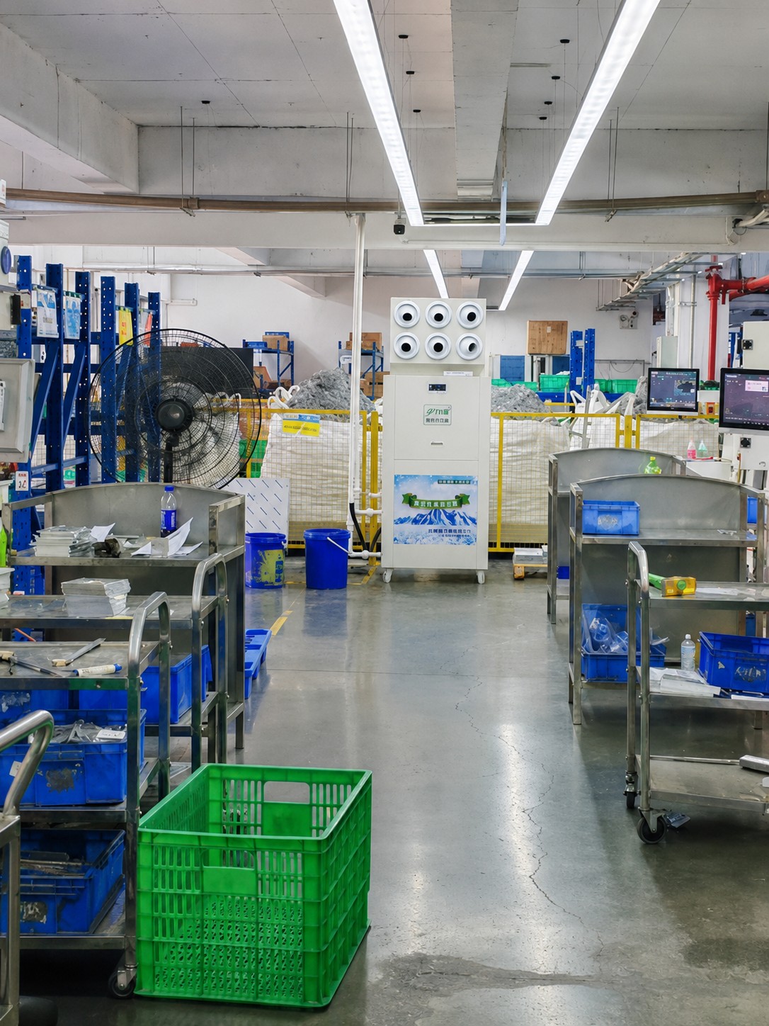 Factory Workshop Cooling Application