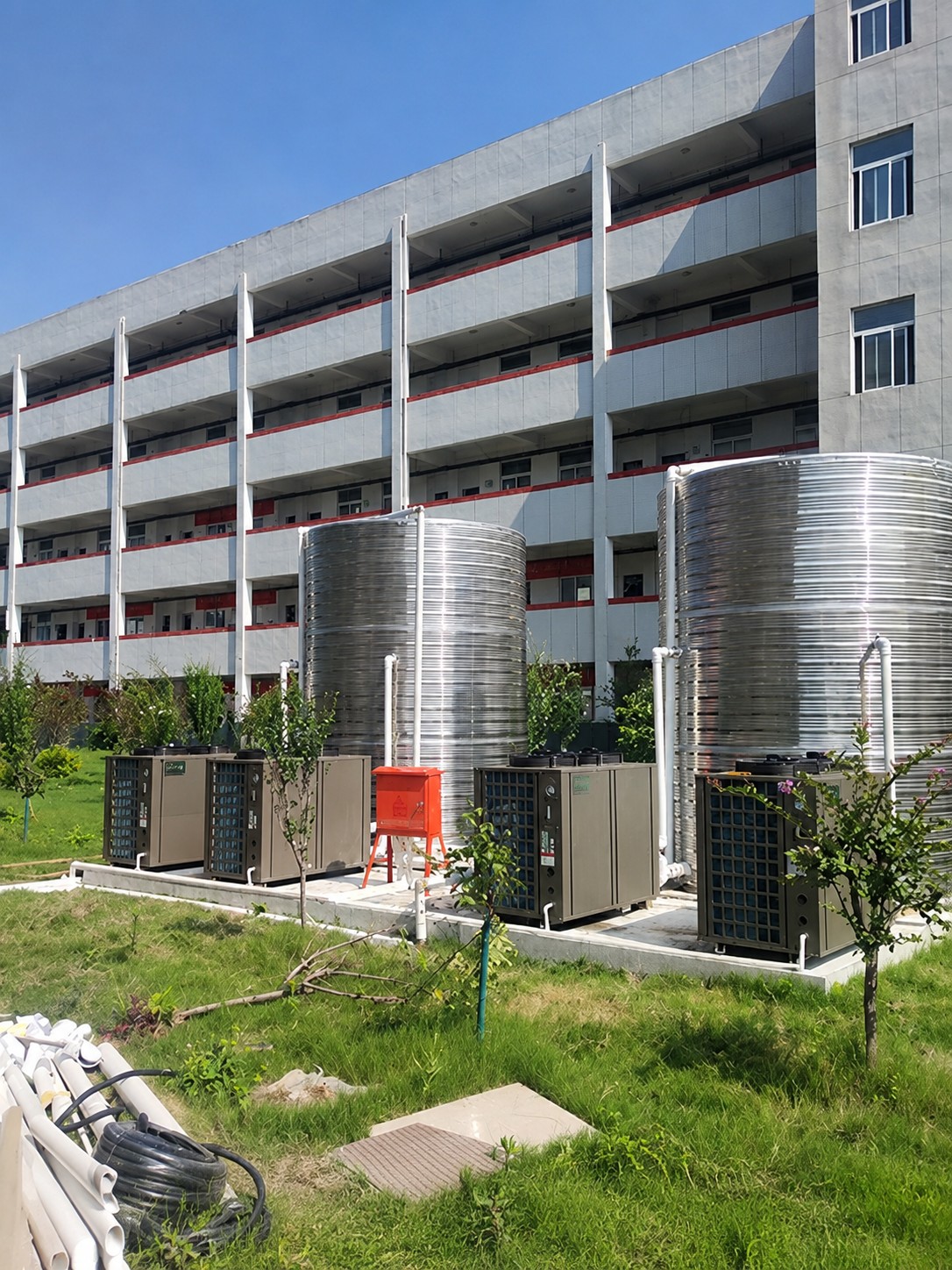 Factory Air Source Heat Pump Application