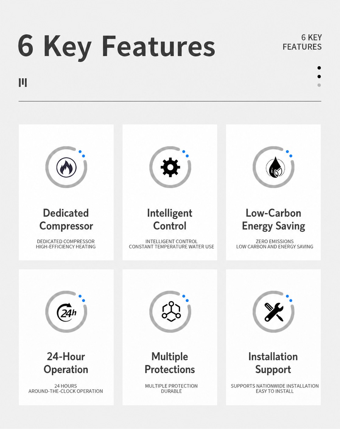 Commercial Air Source Heat Pump Water Heater for Hotels and Residential Buildings detail 3