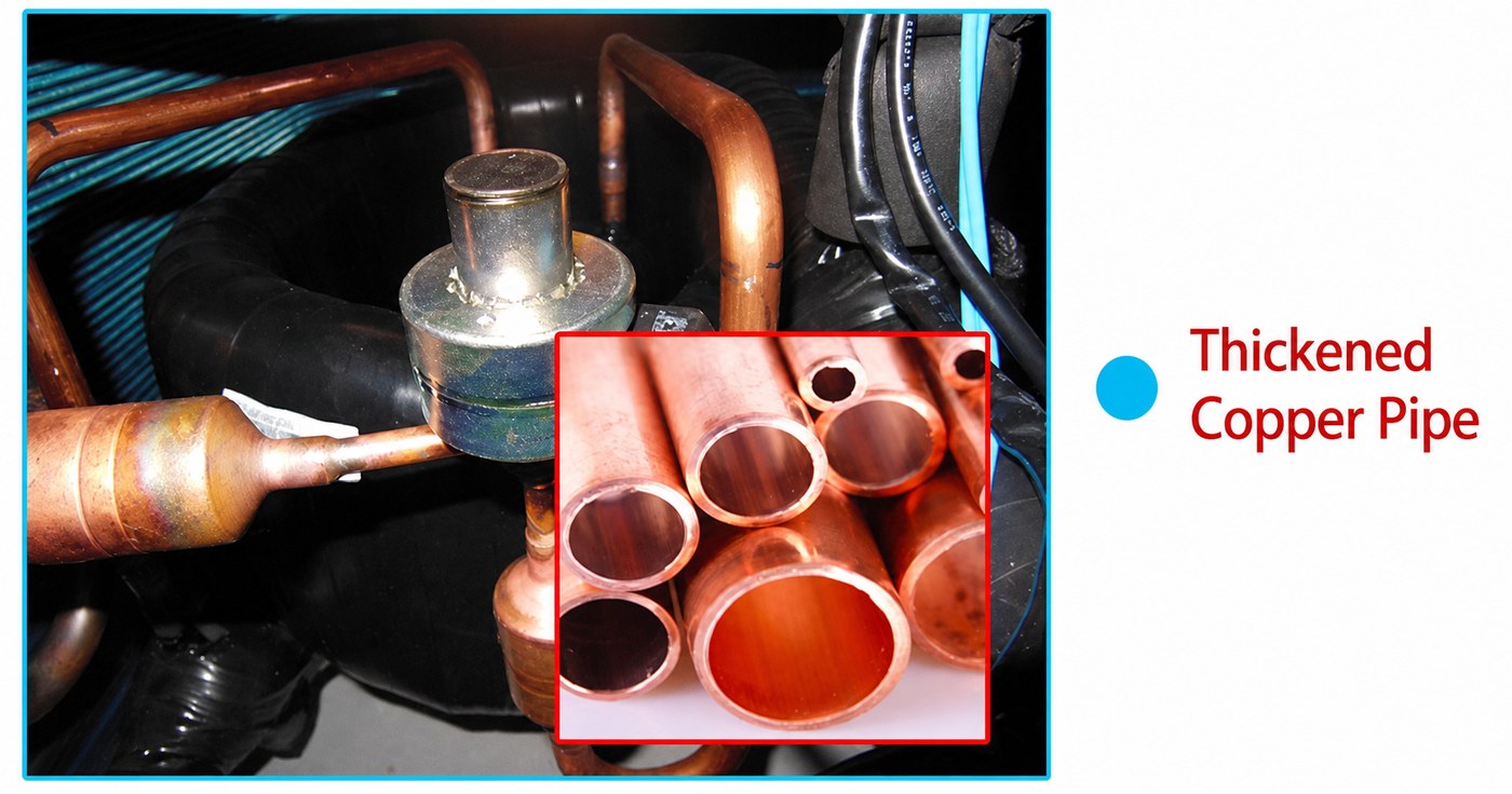 Integrated Air Source Heat Pump Water Heater for Temporary Dormitories detail 8