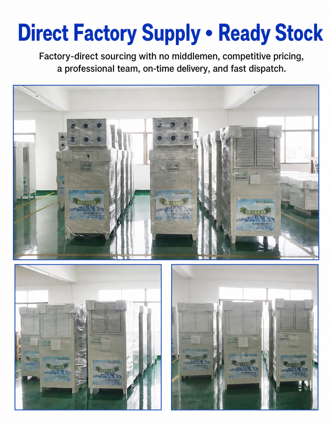 Industrial evaporative air cooler detail 3