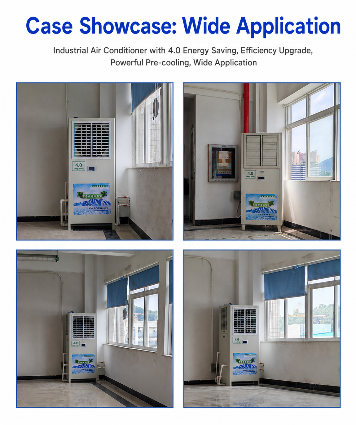 Industrial evaporative air cooler detail 4