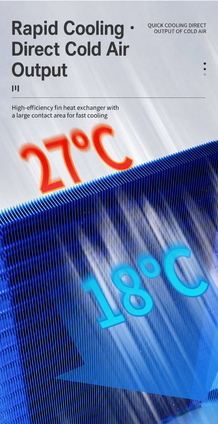 JiuHeng suspended industrial air cooler detail 7