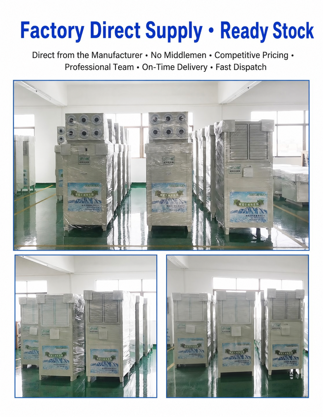 JiuHeng suspended industrial air cooler detail 3