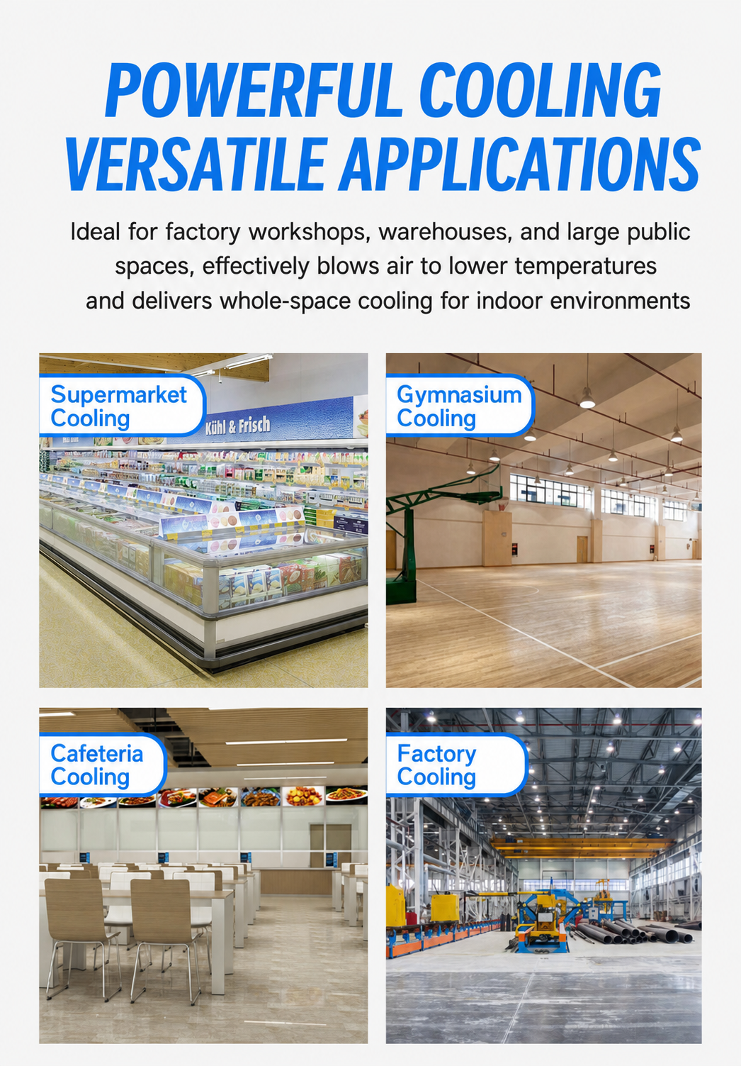 Industrial evaporative air cooler detail 25